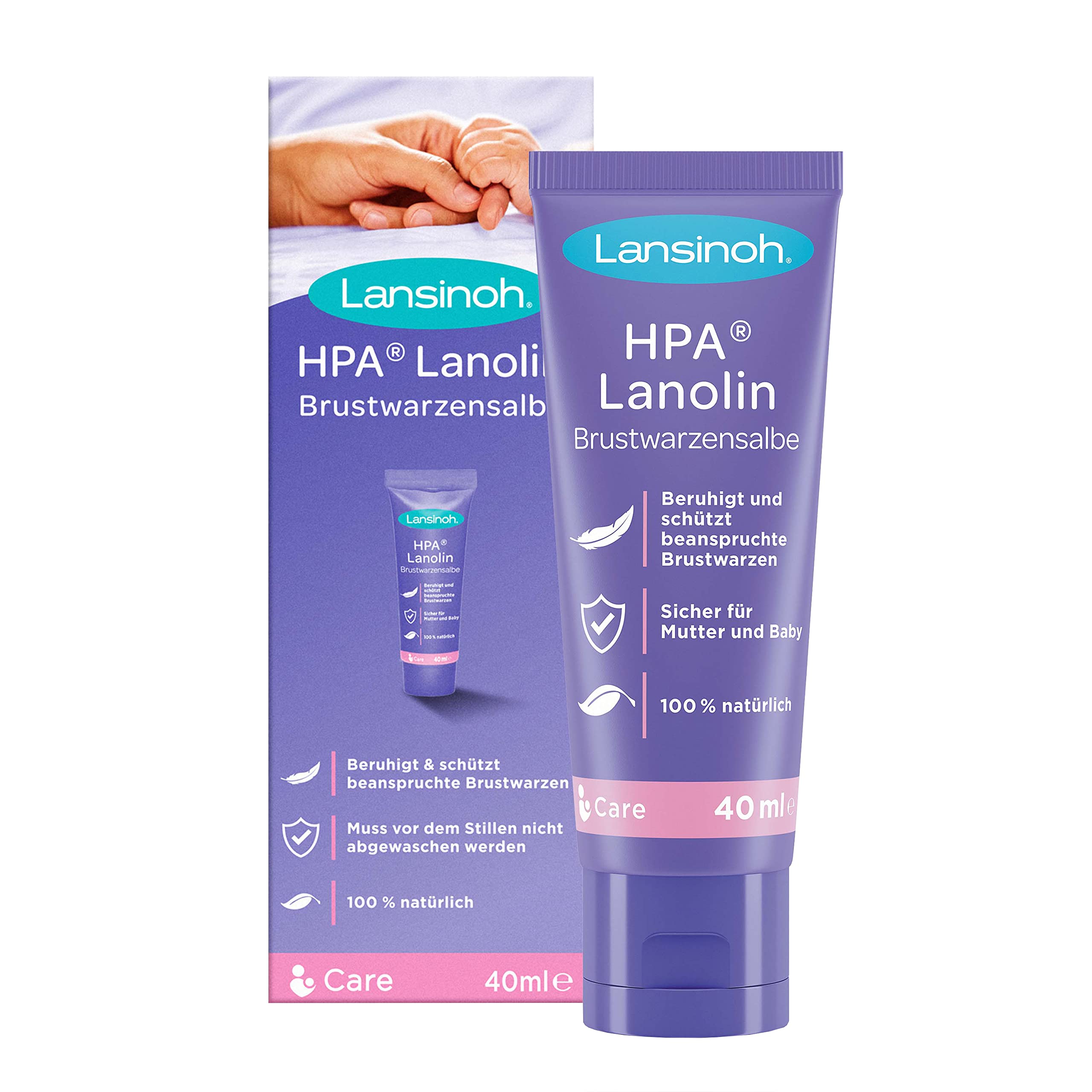Lansinoh HPA Lanolin Brustwarzensalbe (40 ml)